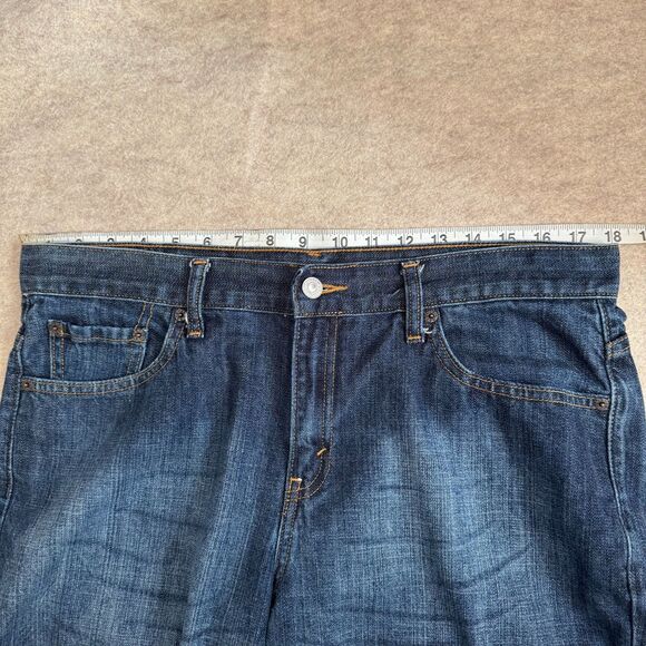 Vtg y2k Levi’s 515 Blue Denim Bootcut Jeans Womens 14 Mid Rise normcore heritage - Picture 5 of 10